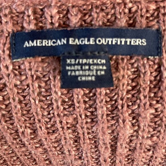 American Eagle Outfitters Lace Up V-Neck Sweater Size XS EUC - Picture 5 of 6